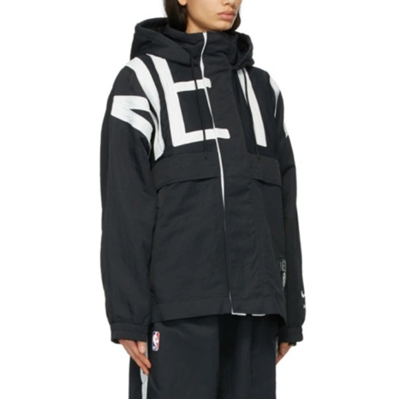 Nike Black Ambush Edition NBA Nets Hooded Jacket Size‎ Small - Picture 3 of 16